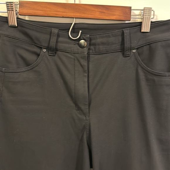 Lululemon black dress pants with button fly size 4 - Picture 2 of 5